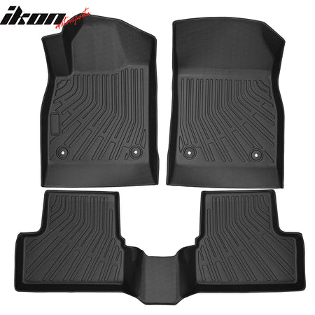 Fits 11-15 Chevy Cruze& 16 Cruze Limited TPE Floor Mats Liner + Rear Trunk Mat
