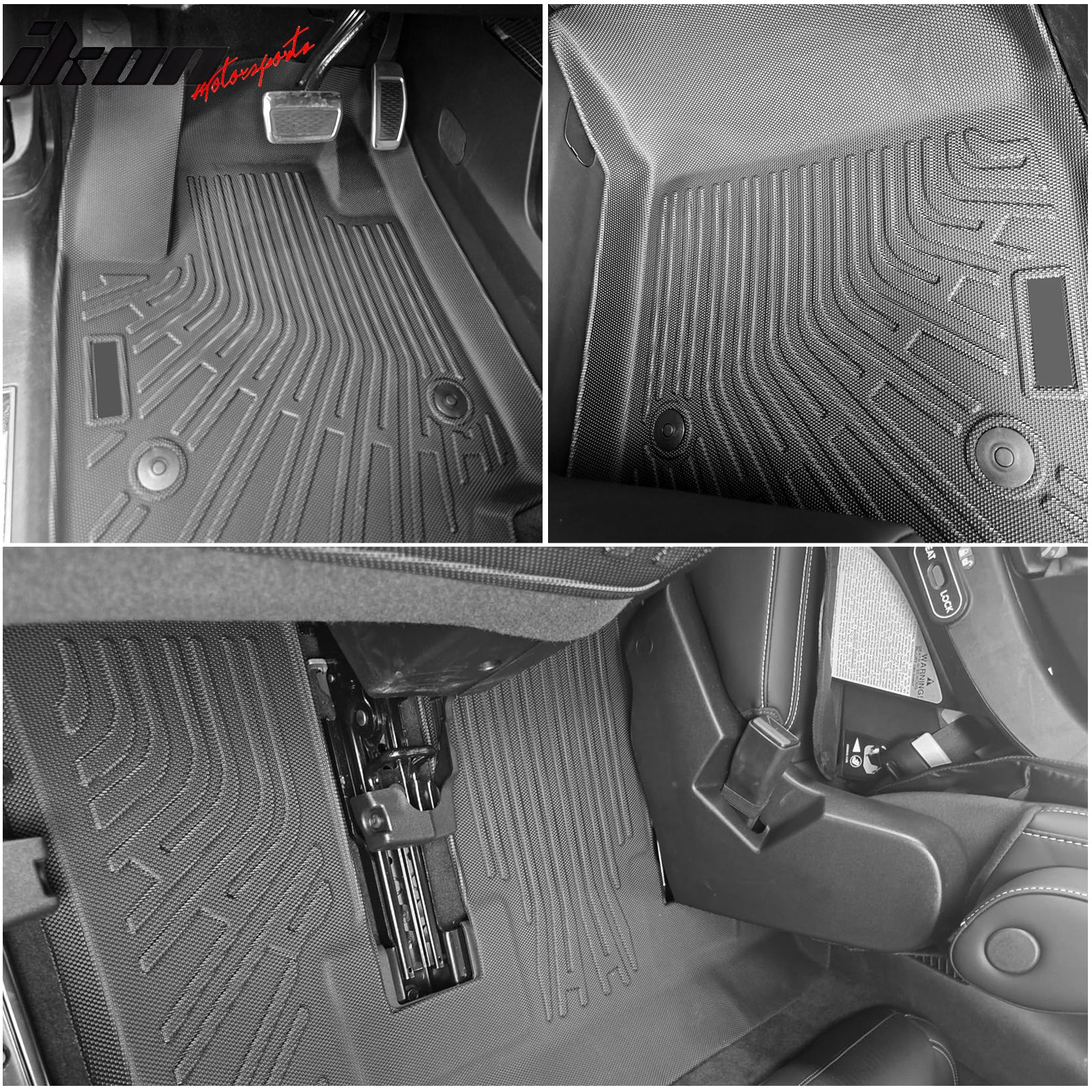 Fits 26 Cadillac Vistiq 6 Seats TPE Floor Mats Liner+ Trunk Mat + Backrest Mats