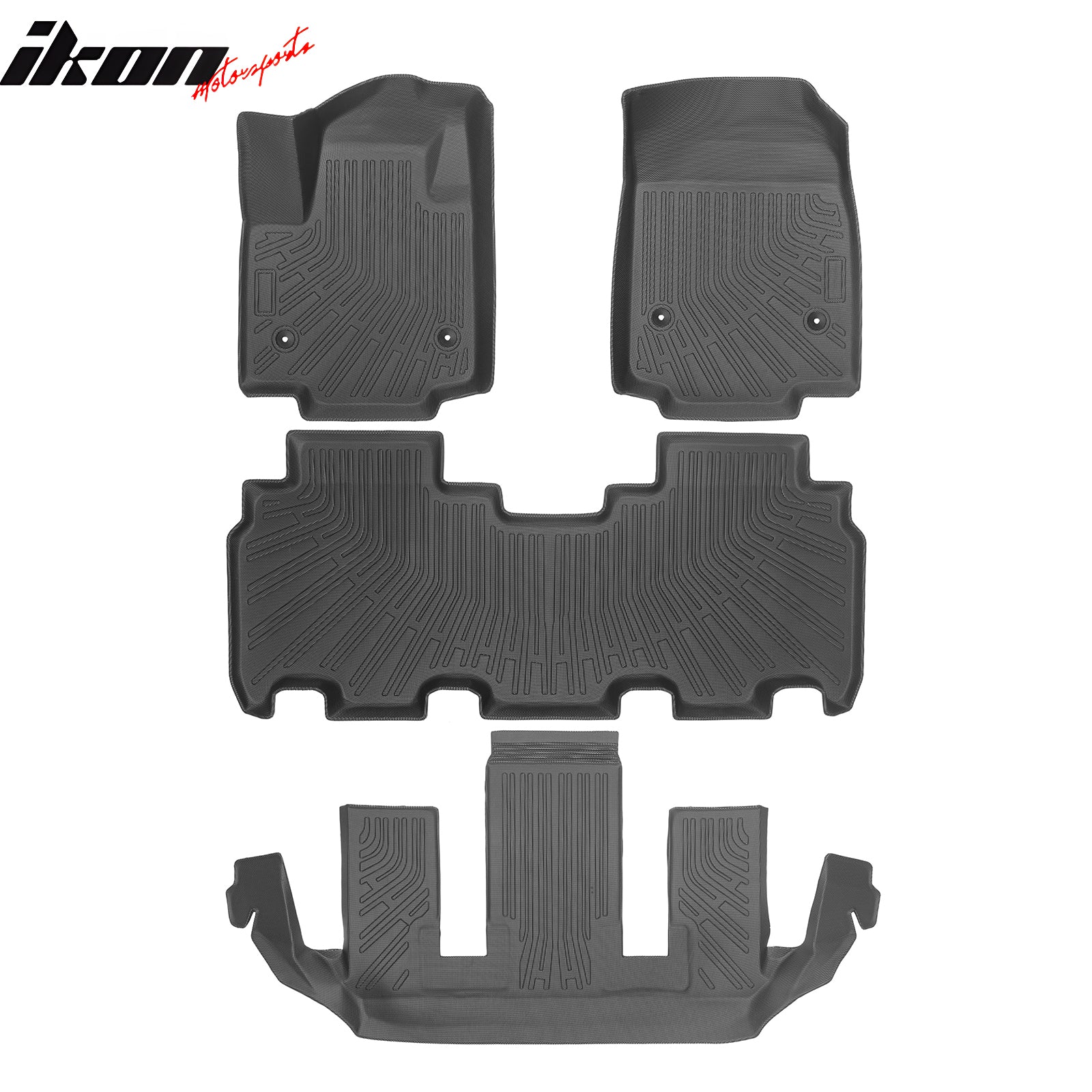 Fits 26 Cadillac Vistiq 6 Seats TPE Floor Mats Liner+ Trunk Mat + Backrest Mats