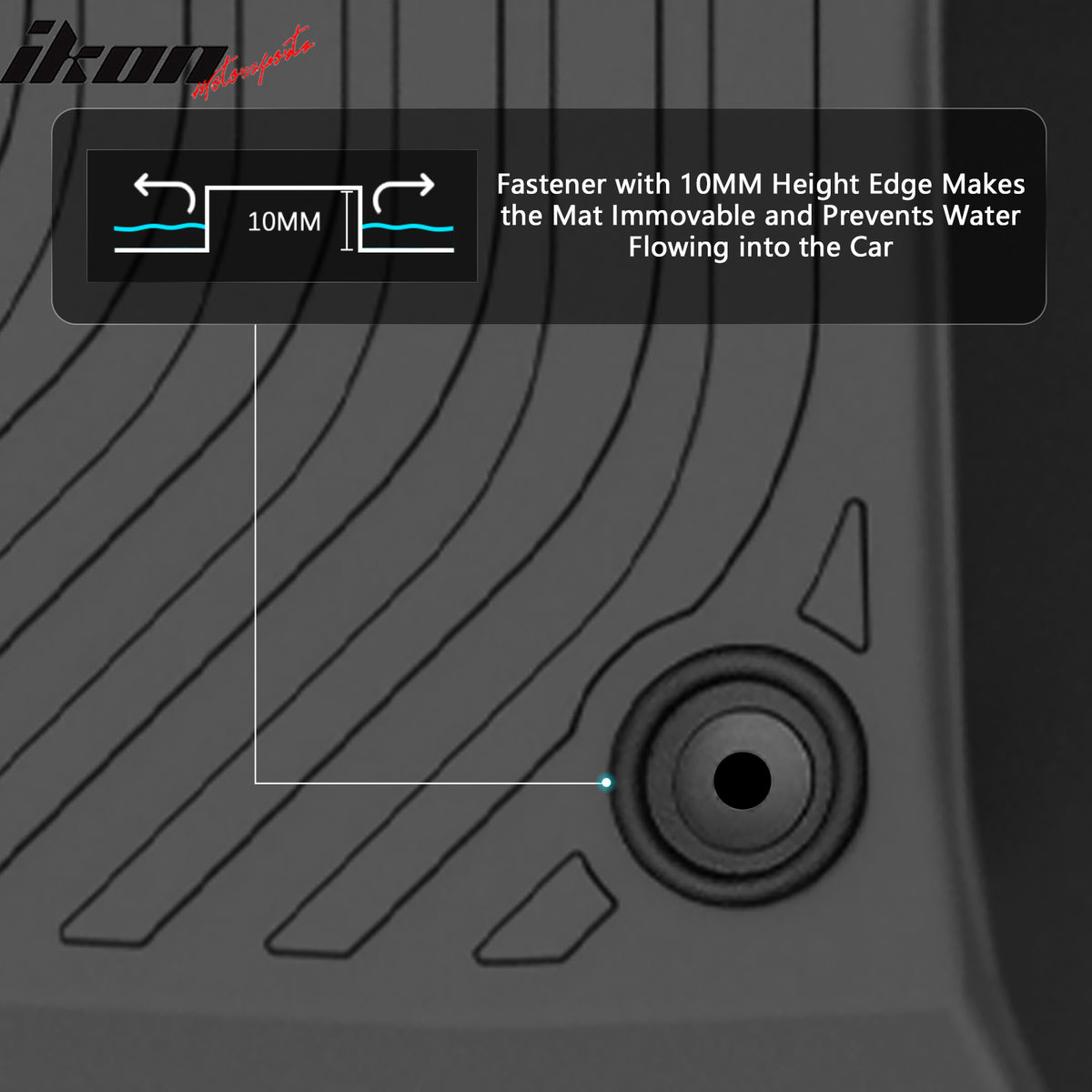 Fits 13-16 Dodge Dart TPE All Weather Waterproof 3D Floor Carpets + Trunk Mats