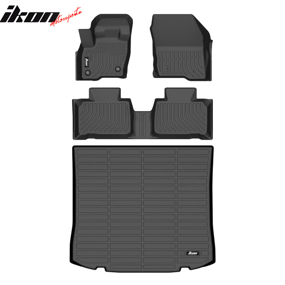 2015-2024 Ford Edge All Weather TPE Floor Mats Carpet Liner + Cargo Trunk Mat