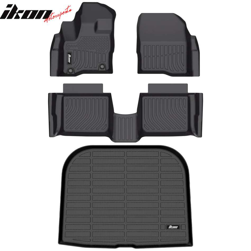 2010-2019 Ford Taurus Sedan 3D Molded Floor Mat Carpet + Trunk Mat TPE