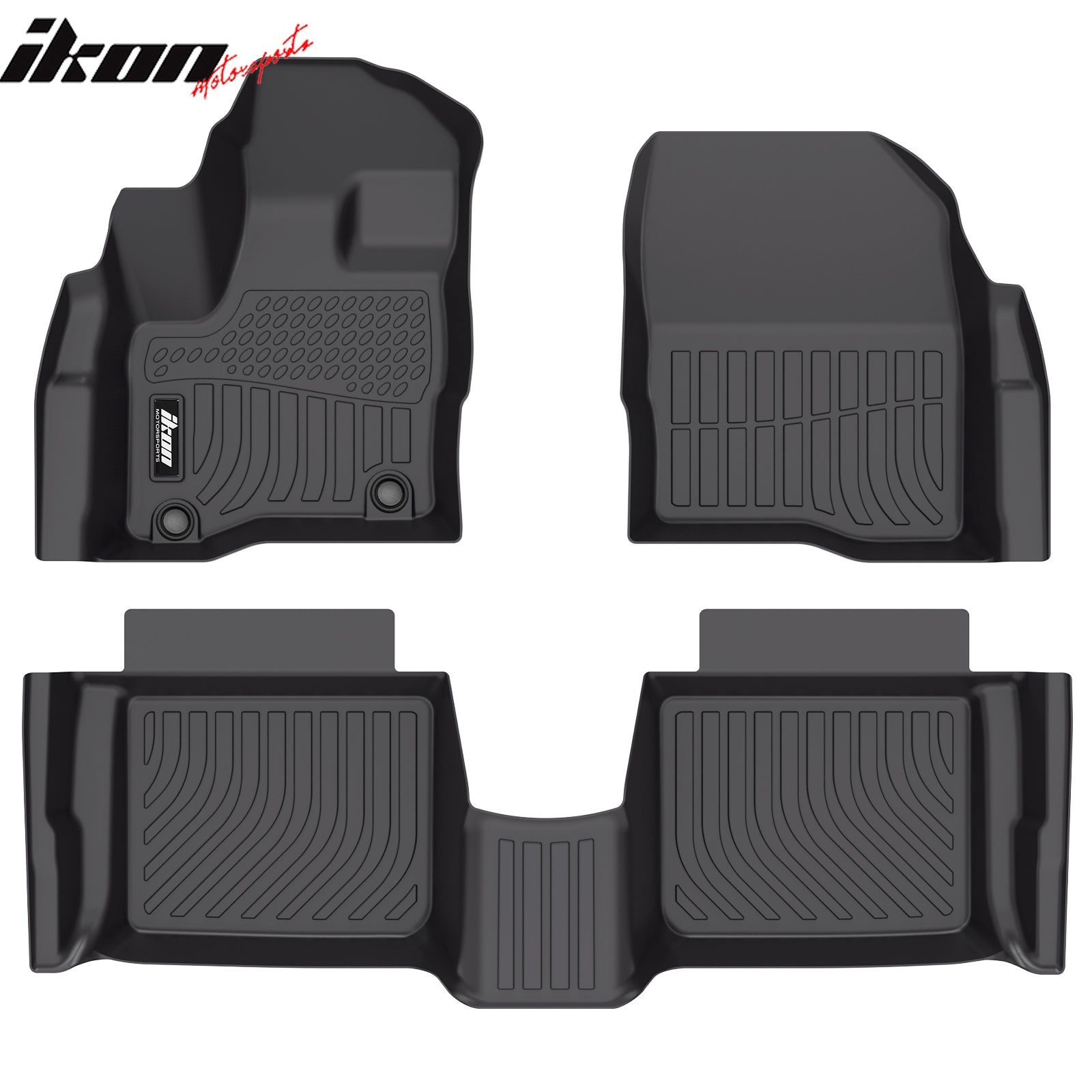 Fits 10-19 Ford Taurus Sedan 3D All Weather Floor Mats TPE Carpet + Trunk Mat