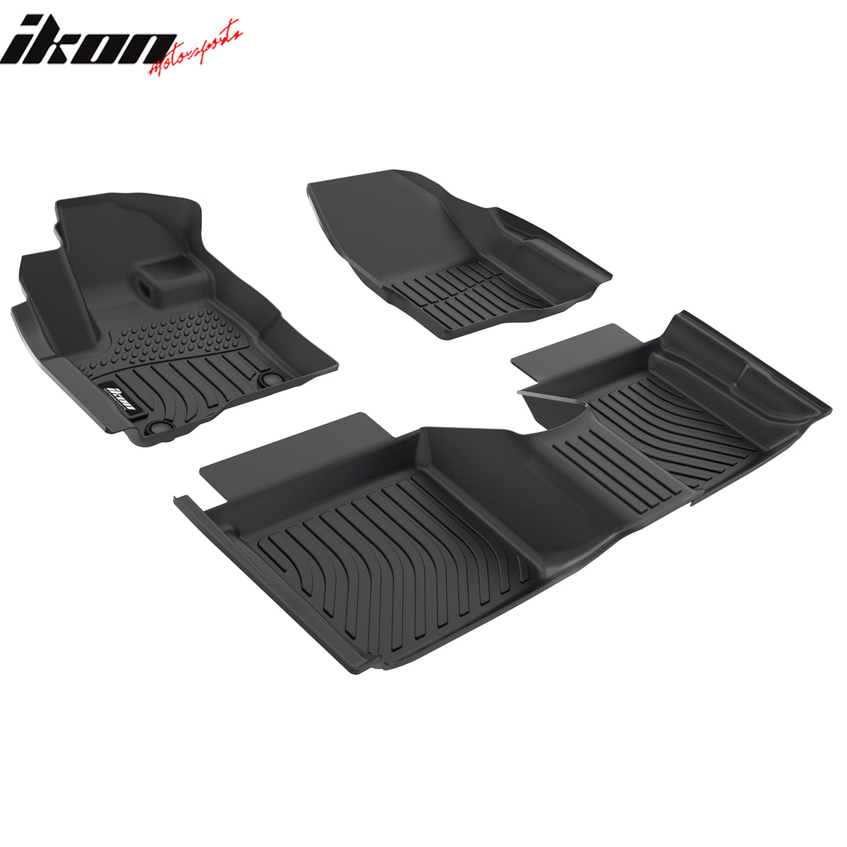 Fits 10-19 Ford Taurus Sedan 3D All Weather Floor Mats TPE Carpet + Trunk Mat