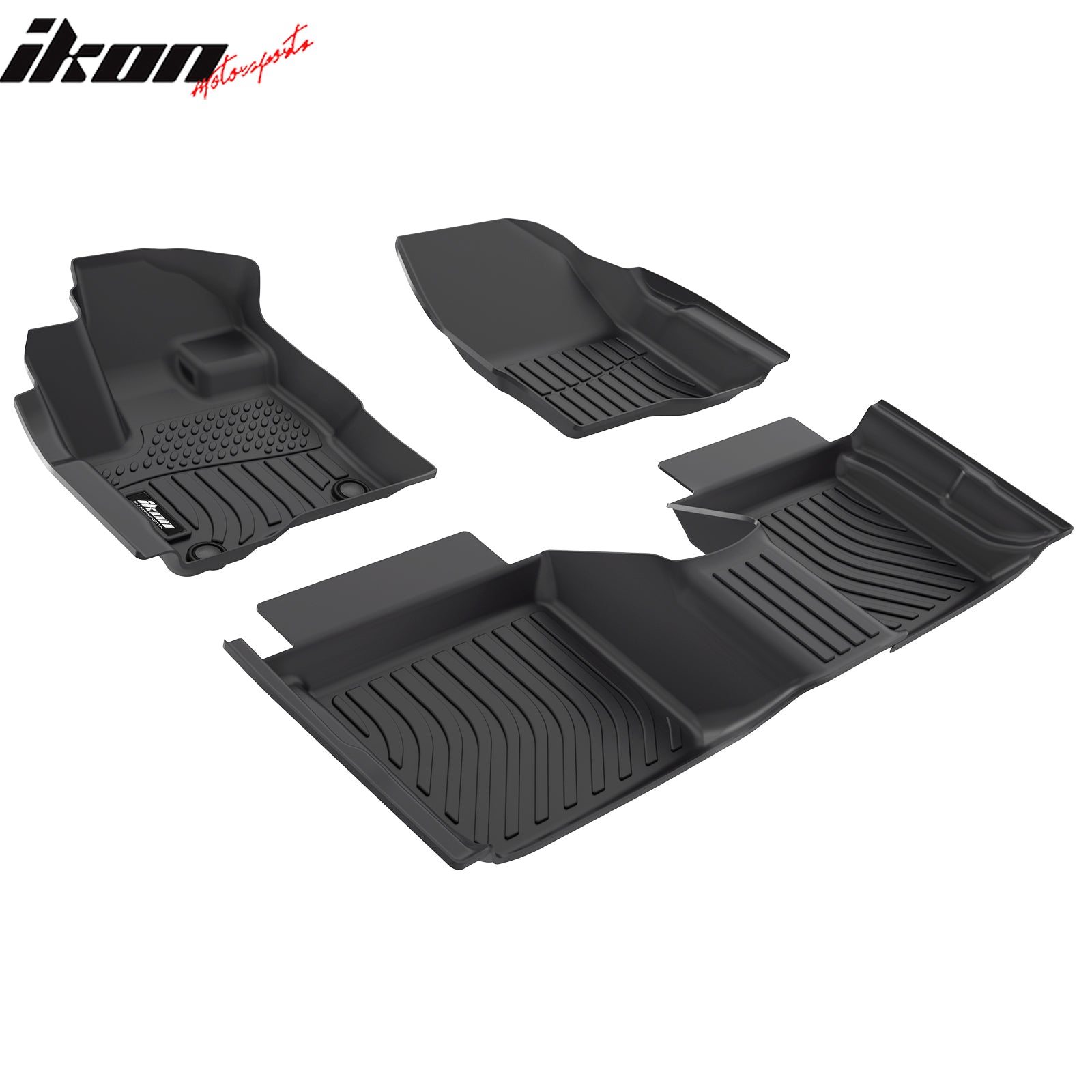 Fits 10-19 Ford Taurus Sedan 3D All Weather Floor Mats TPE Carpet + Trunk Mat