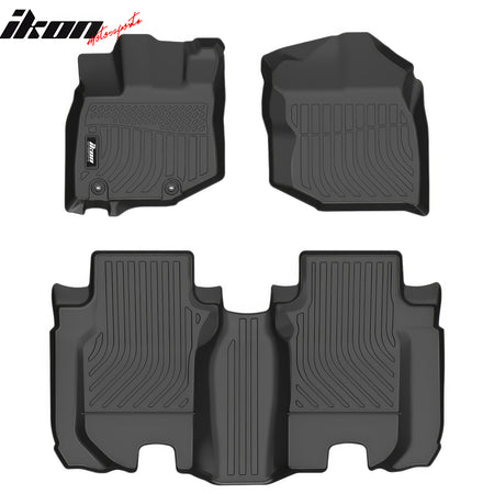 Fits 09-13 Honda Fit TPE All Weather 3D Trunk + Floor Mats Cargo Liner Carpets