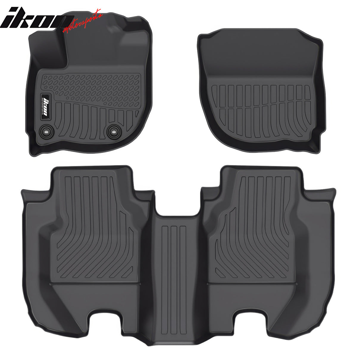Fits 15-20 Honda Fit AT TPE All Weather 3D Trunk + Floor Mats Cargo Liner Carpet