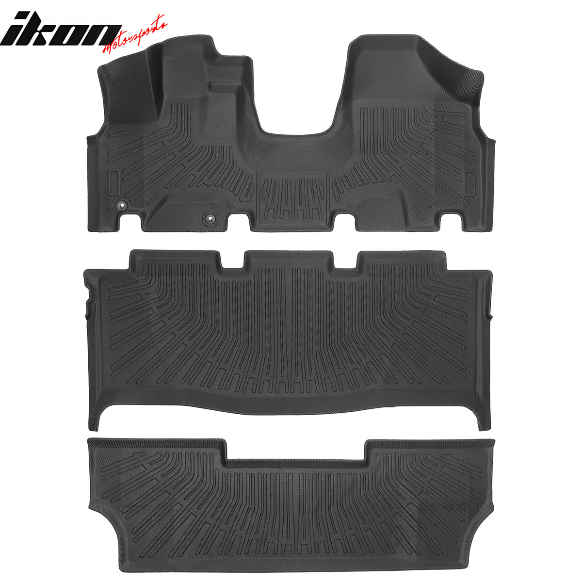 Fits 05-10 Honda Odyssey Heavy Duty TPE Floor Mats + Trunk Mat + Backrest Mats