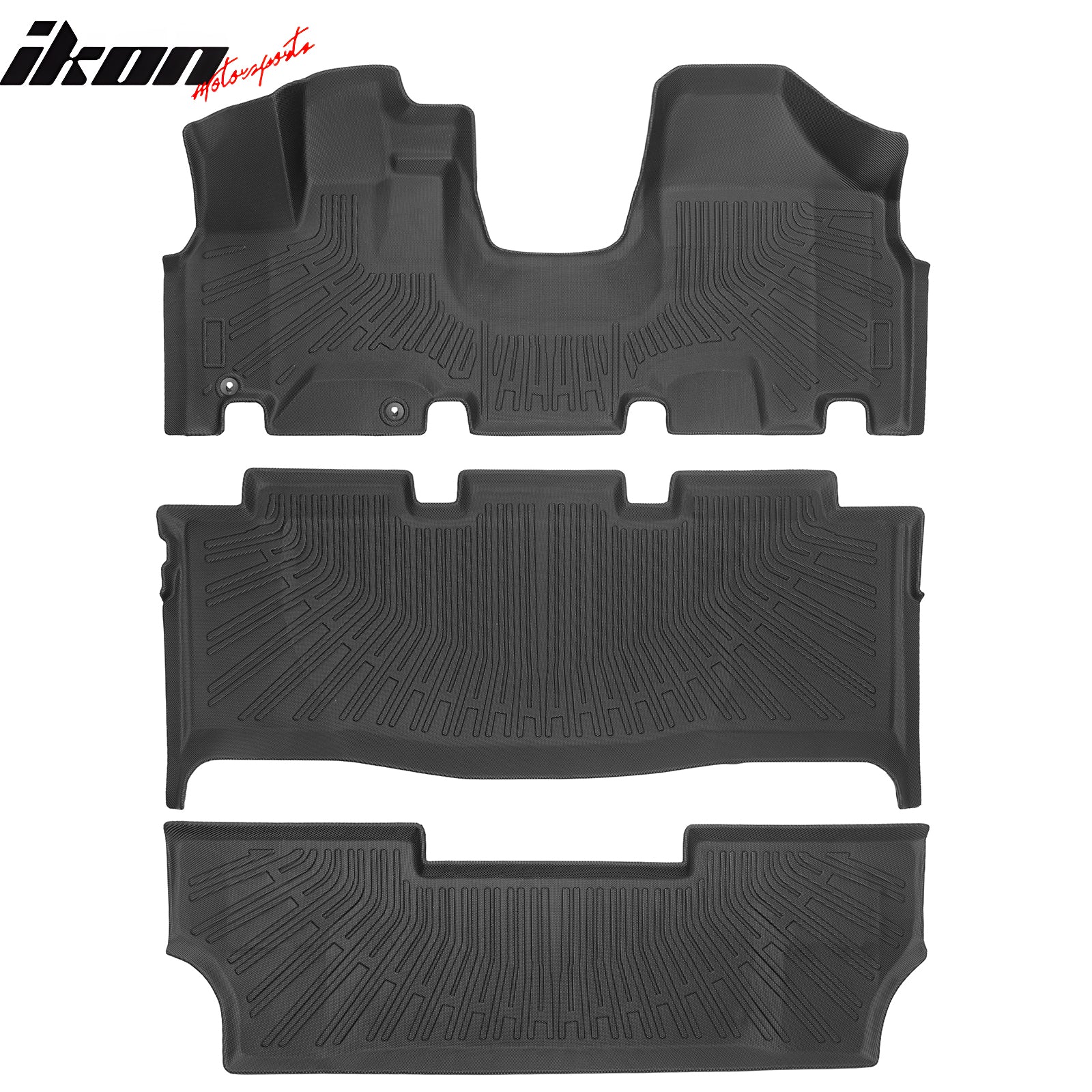Fits 05-10 Honda Odyssey Heavy Duty TPE Floor Mats + Trunk Mat + Backrest Mats