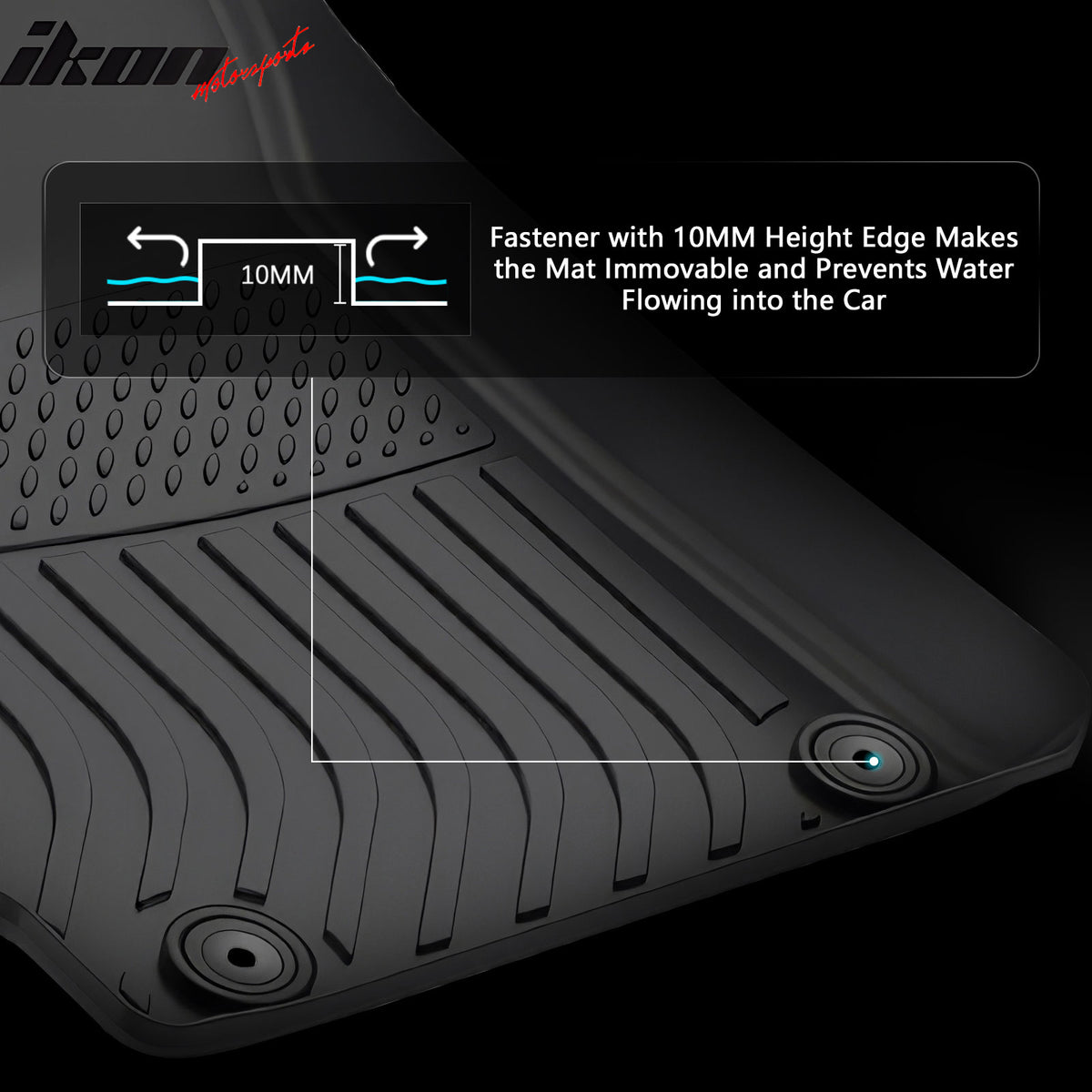 Fits 17-20 Hyundai Elantra TPE All Weather Waterproof 3D Floor + Trunk Mats