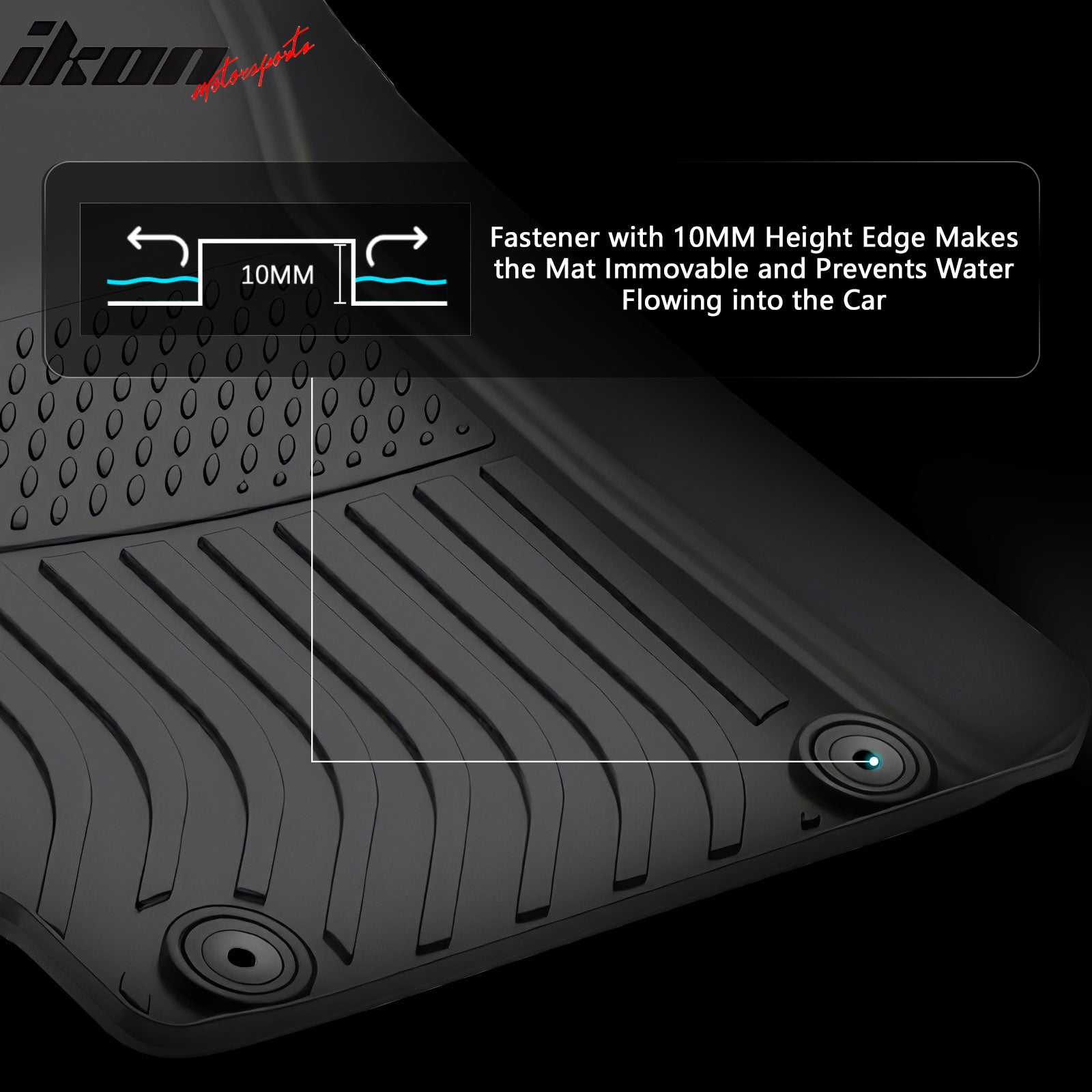 Fits 17-20 Hyundai Elantra TPE All Weather Waterproof 3D Floor + Trunk Mats