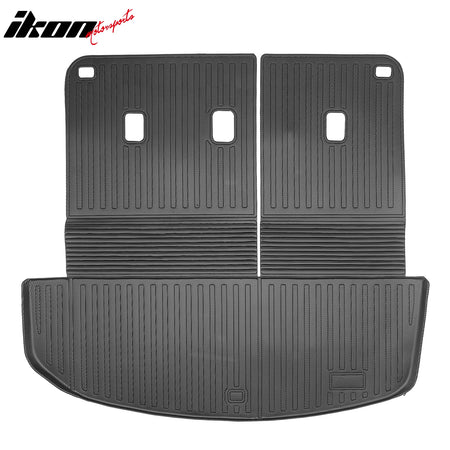 Fits 2026 Hyundai Palisade 7/8 Seats Hybrid All Weather Floor Mats + Trunk Mat