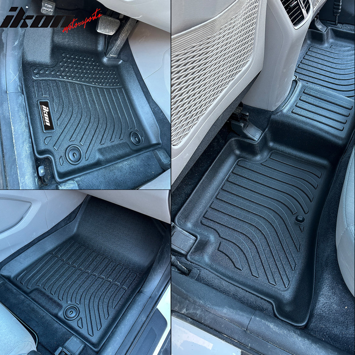 Fits 16-21 Hyundai Tucson TPE All Weather 3D Trunk + Floor Mats Liner Carpets