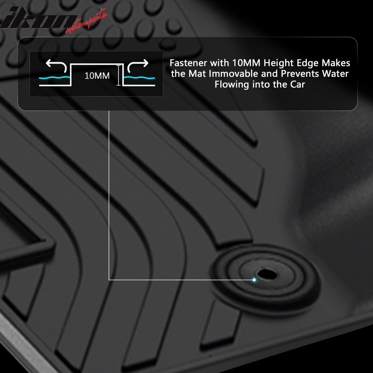 Fits 08-13 Jeep Liberty 3D Molded All Weather Floor Mats TPE Carpet + Trunk Mat
