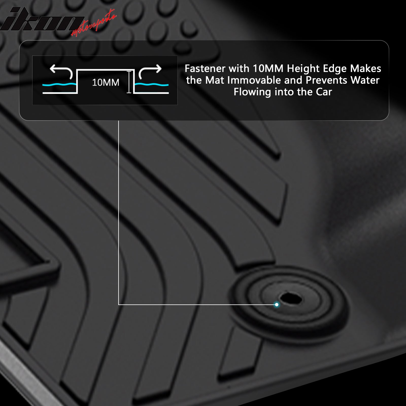 Fits 08-13 Jeep Liberty 3D Molded All Weather Floor Mats TPE Carpet + Trunk Mat