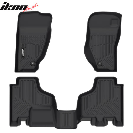 Fits 08-13 Jeep Liberty 3D Molded All Weather Floor Mats TPE Carpet + Trunk Mat