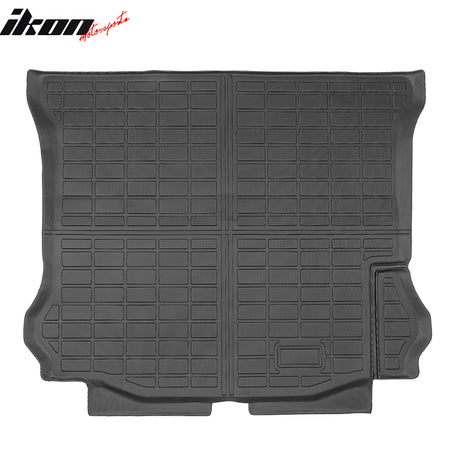 Fits 07-13 Jeep Wrangler JK 4-Door TPE Floor Mats + Trunk Mat + Backrest Mats