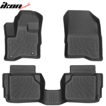 Fits 11-16 Lincoln MKS TPE All Weather Floor Mats Carpets+ Rear Trunk Mat Liners