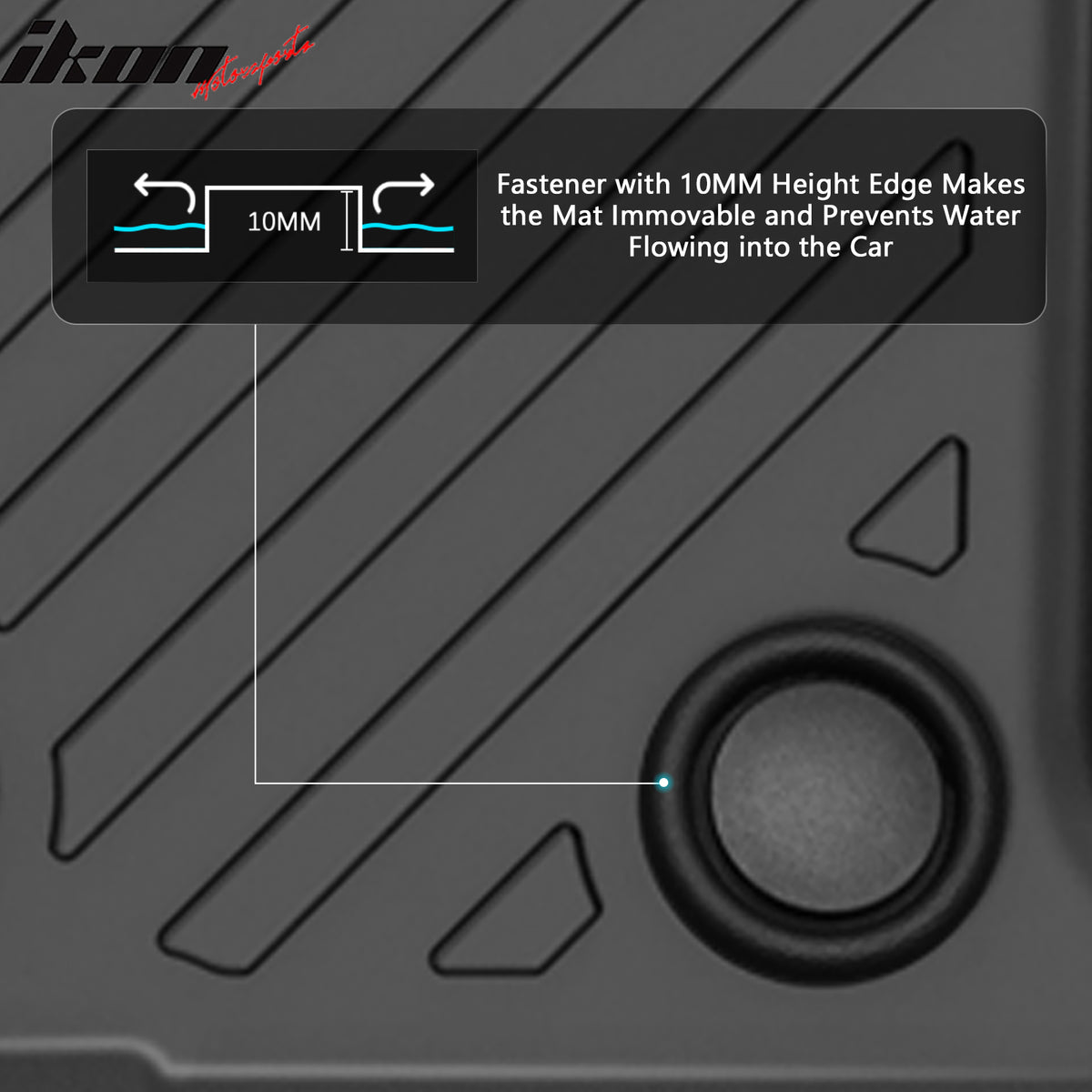 Fits 16-26 Mazda MX-5 Miata TPE All Weather Waterproof 3D Floor + Trunk Mats