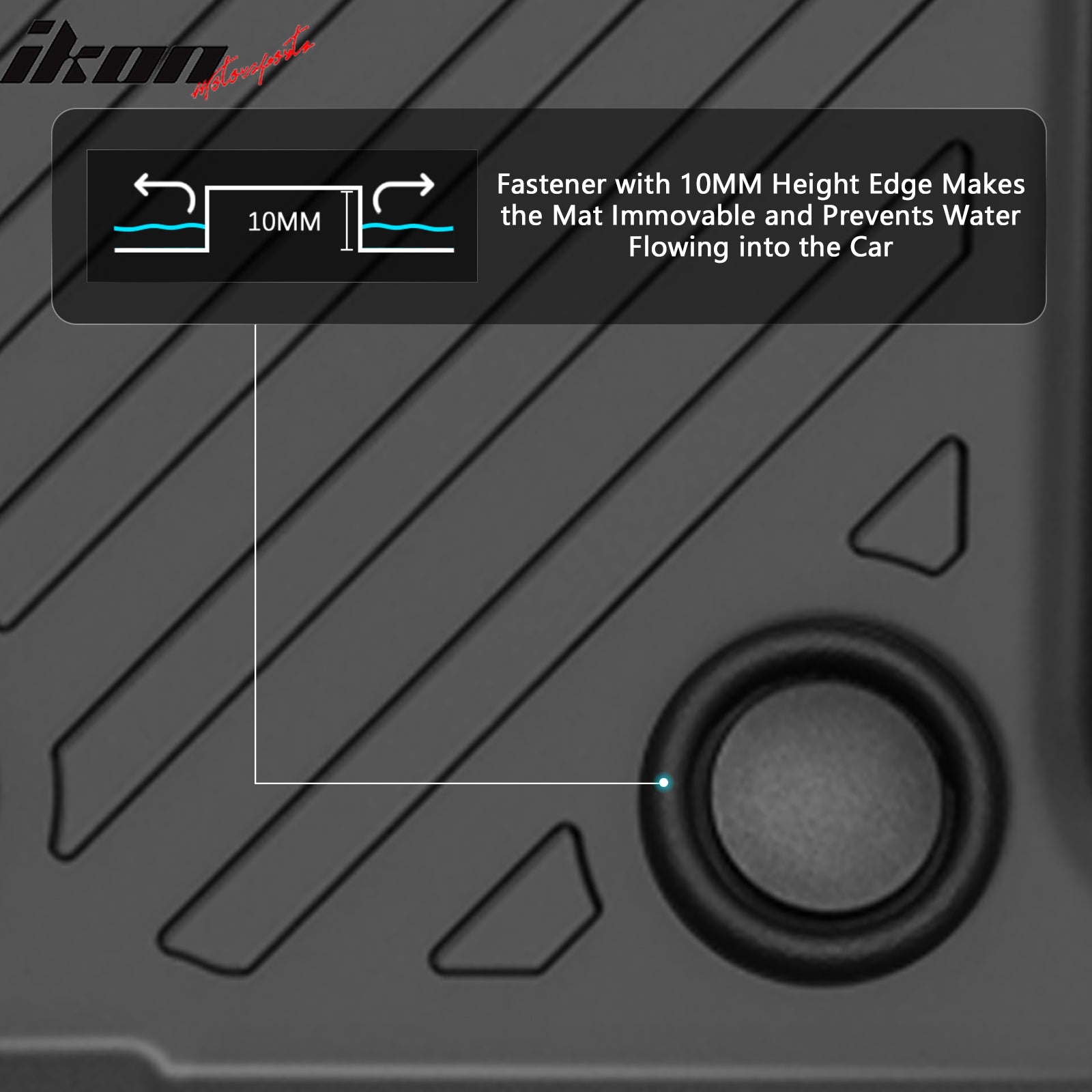 Fits 16-26 Mazda MX-5 Miata TPE All Weather Waterproof 3D Floor + Trunk Mats