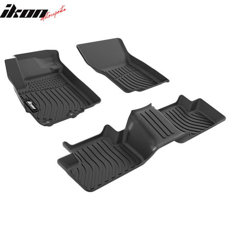 Fits 11-24 Mitsubishi Outlander Sport TPE 3D Backrest + Floor + Trunk Mats 6PCS