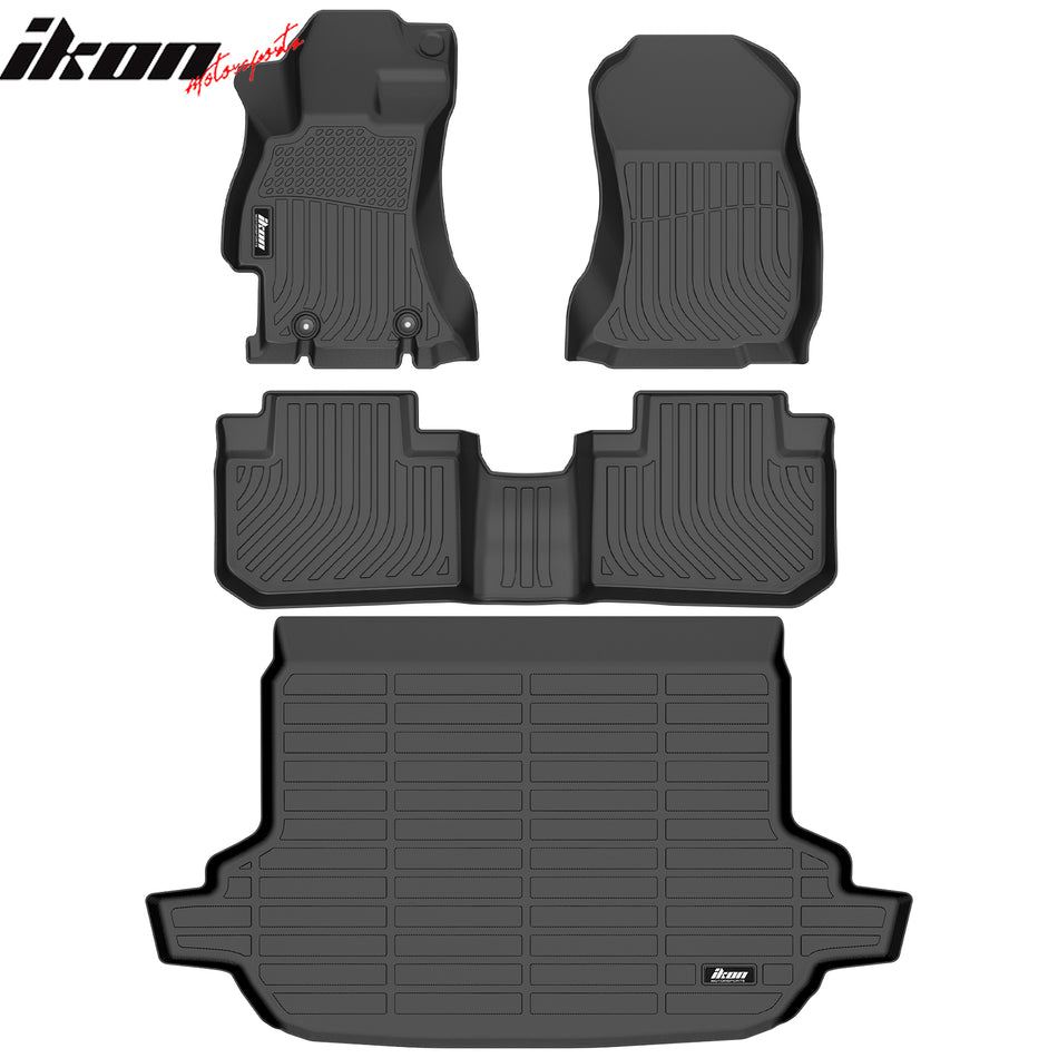 2014-2018 Subaru Forester 3D Molded Floor Mats Carpet + Trunk Mat TPE