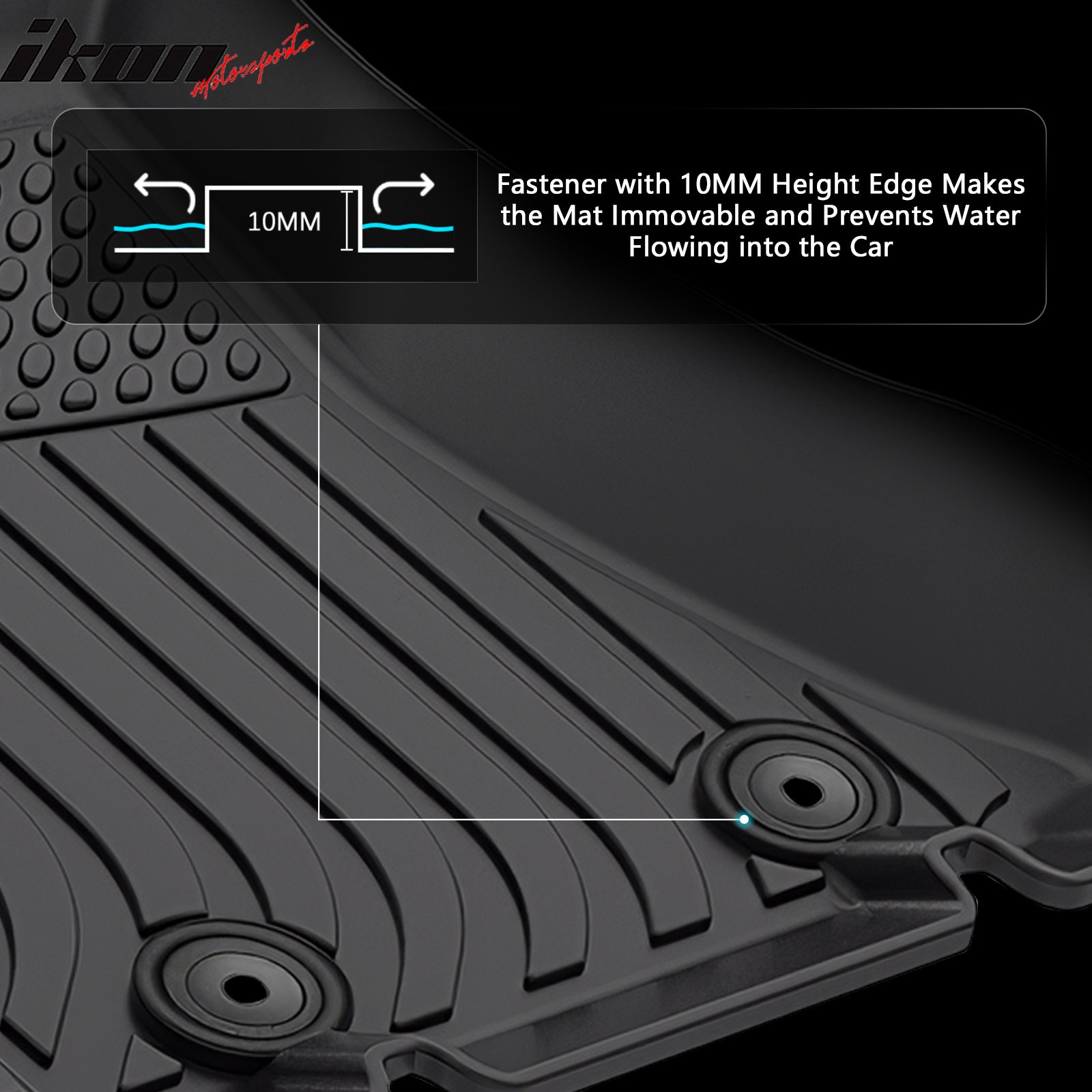 Fits 14-18 Subaru Forester 3D Molded All Weather Floor Mats TPE Carpet Trunk Mat