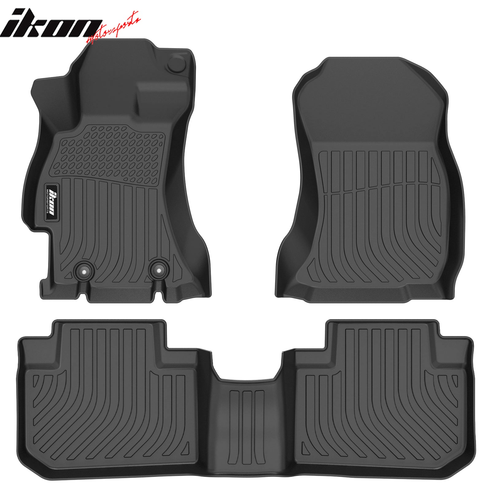 Fits 14-18 Subaru Forester 3D Molded All Weather Floor Mats TPE Carpet Trunk Mat