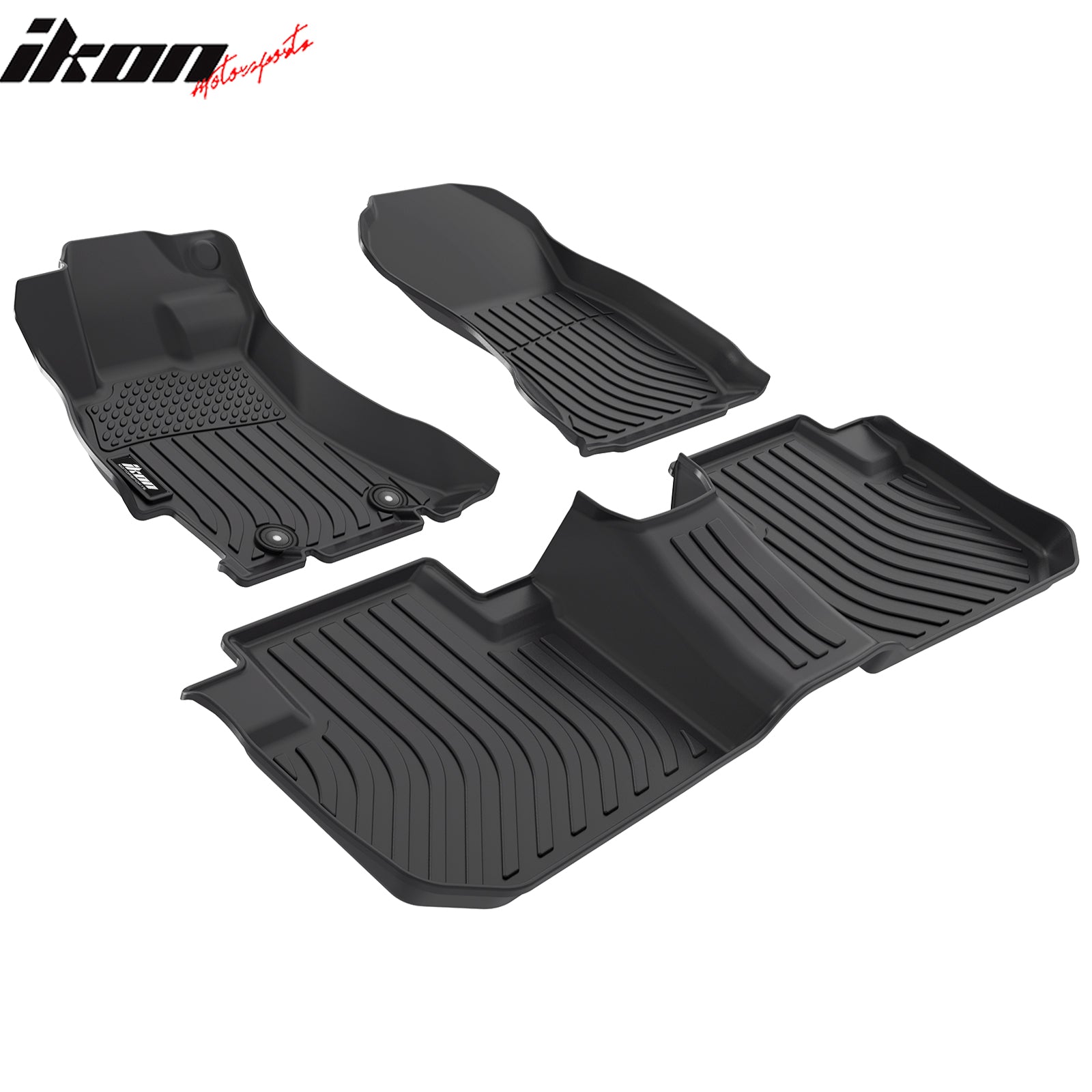 Fits 14-18 Subaru Forester 3D Molded All Weather Floor Mats TPE Carpet Trunk Mat