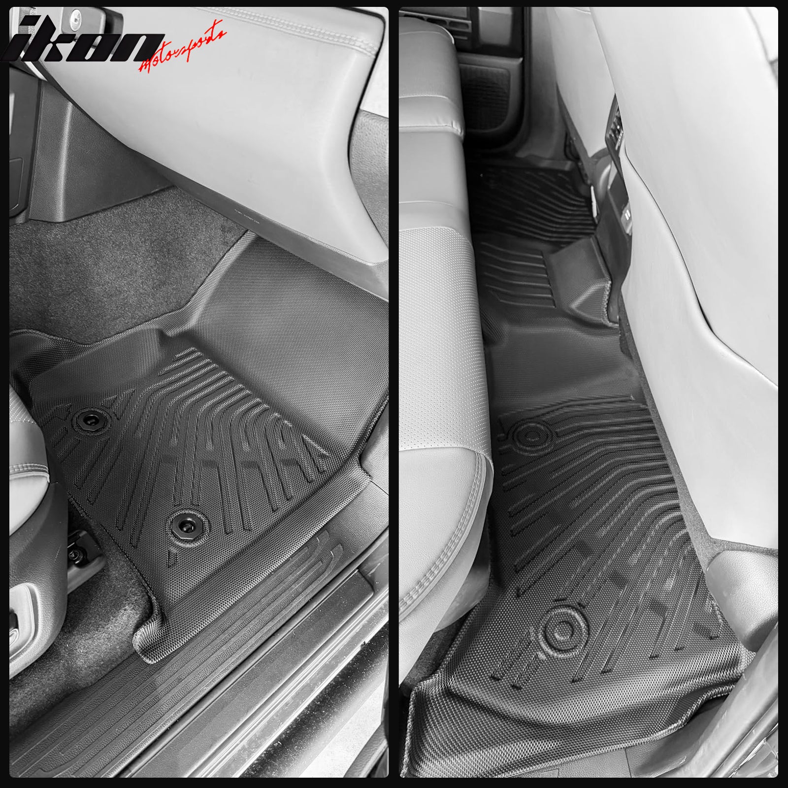 Fits 25-26 Toyota 4Runner Hybrid 5-Seat TPE Floor Mats+ Trunk Mat+ Backrest Mats