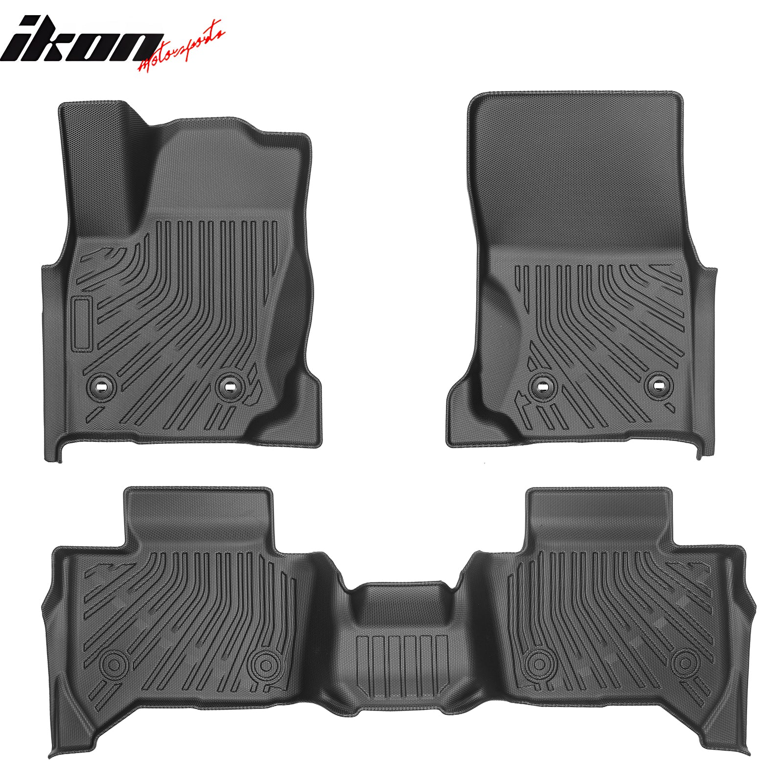 Fits 25-26 Toyota 4Runner Hybrid 5-Seat TPE Floor Mats+ Trunk Mat+ Backrest Mats