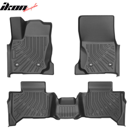 Fits 25-26 Toyota 4Runner Hybrid 5-Seat TPE Floor Mats+ Trunk Mat+ Backrest Mats