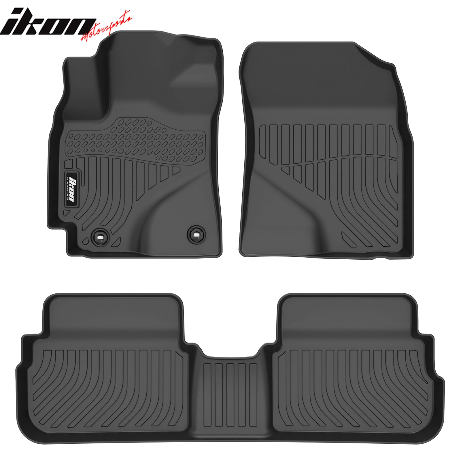 Fits 09-10 Toyota Corolla Sedan 3D All Weather Floor Mats TPE Carpet + Trunk Mat