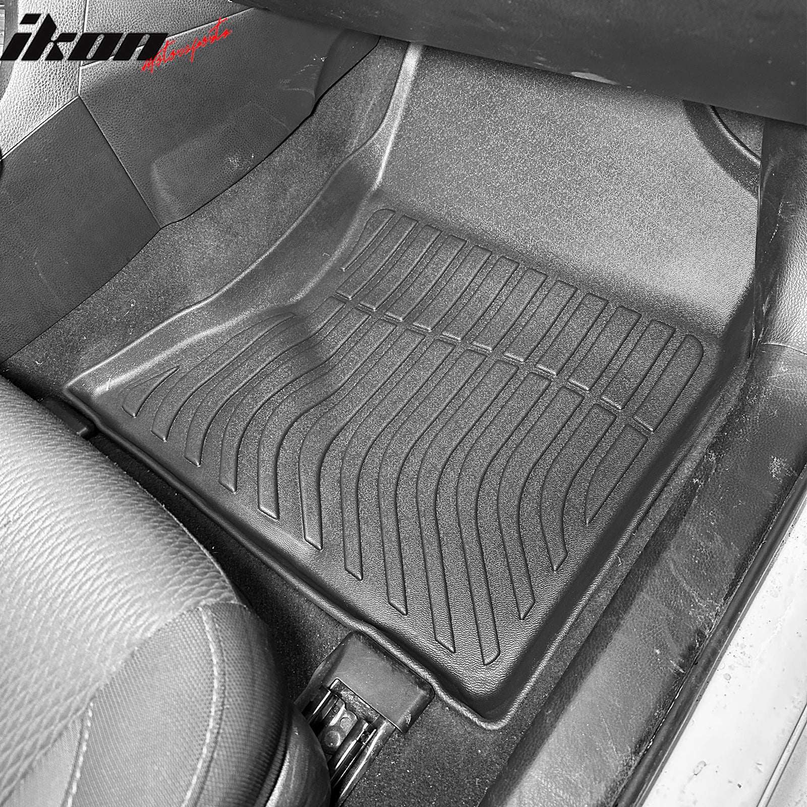 Fits 14-19 Toyota Corolla Sedan 3D All Weather Floor Mats TPE Carpet + Trunk Mat