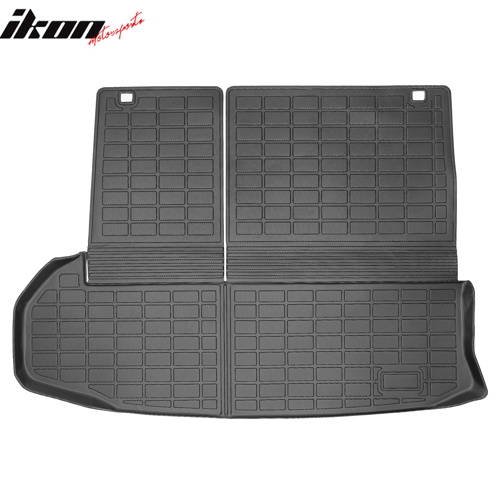 Fits 14-19 Toyota Highlander 7 Passenger TPE Floor+ Trunk Mats w/ Backrest Mat