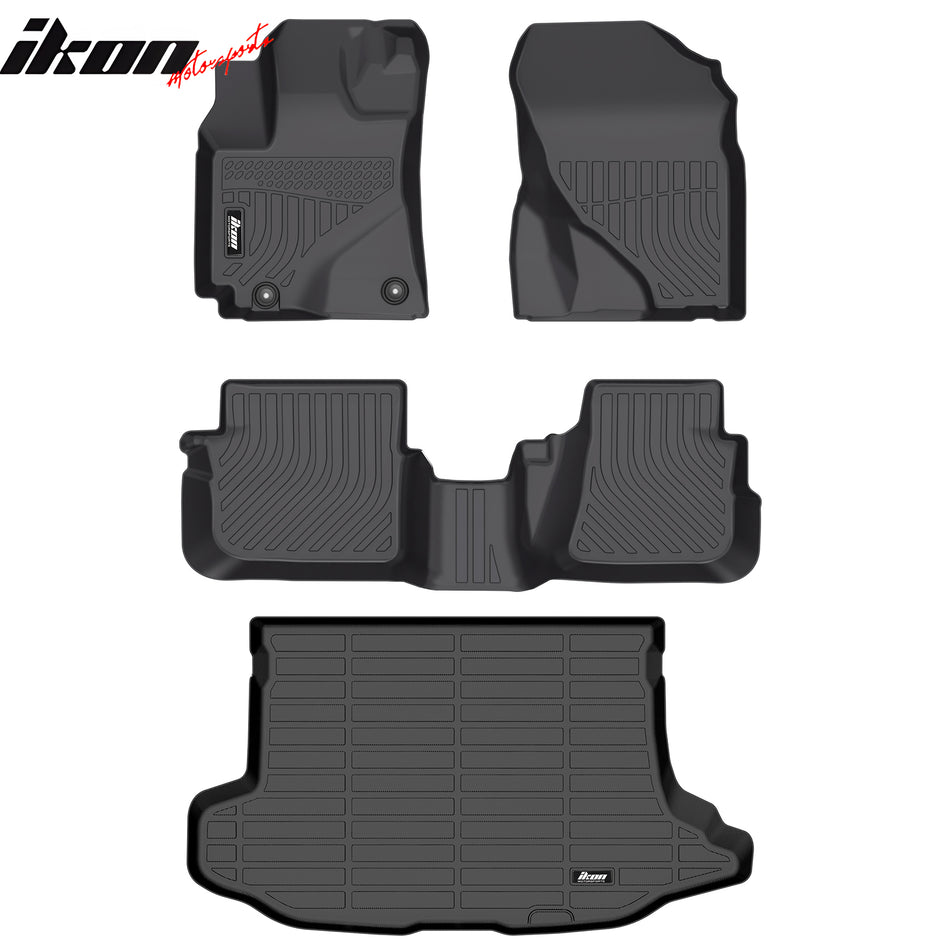 2009-2013 Toyota Matrix& Pontiac Vibe AWD All Weather TPE Floor Mats+ Trunk Mat
