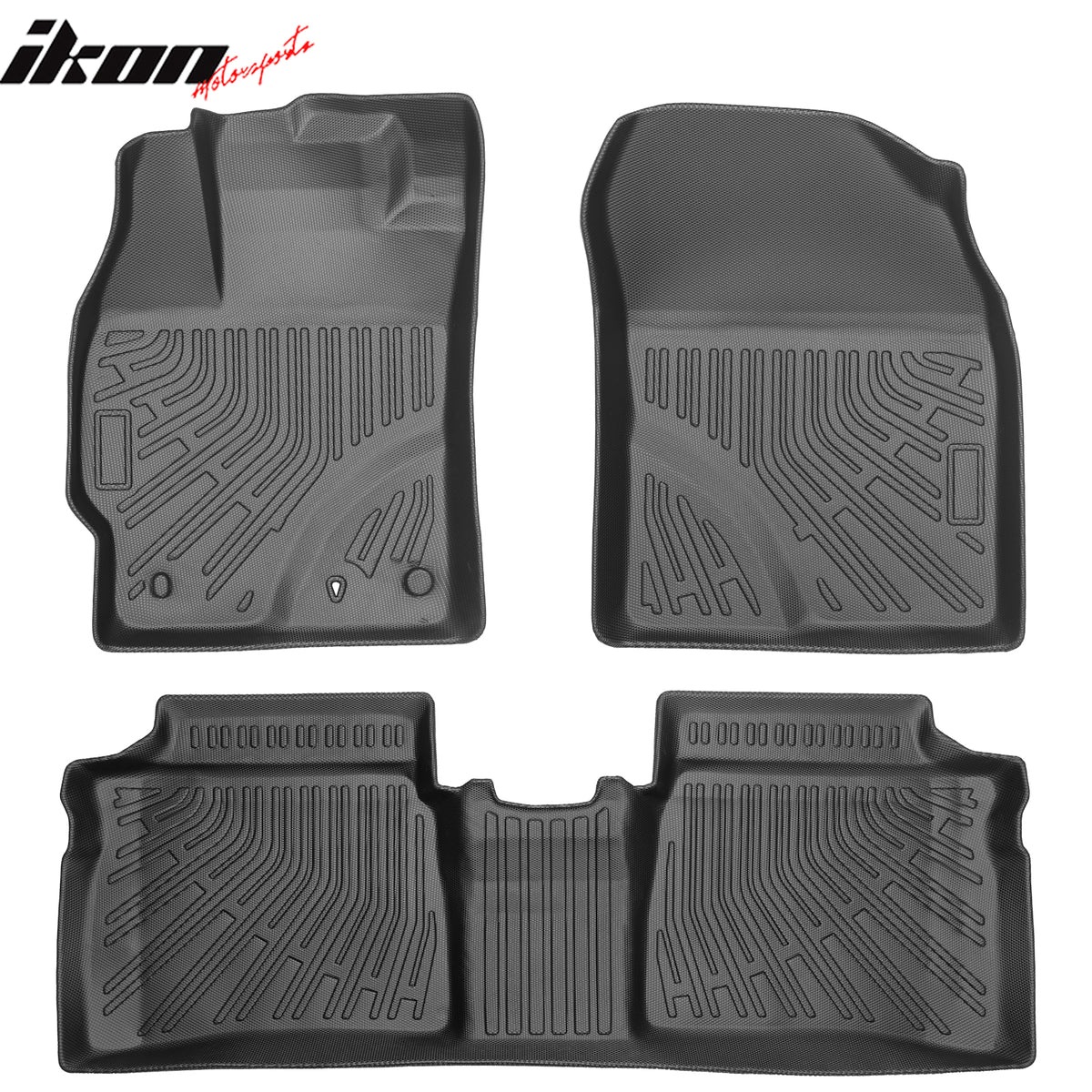 Fits 10-15 Toyota Prius TPE All Weather Floor Mats + Trunk Mat + Backrest Mats