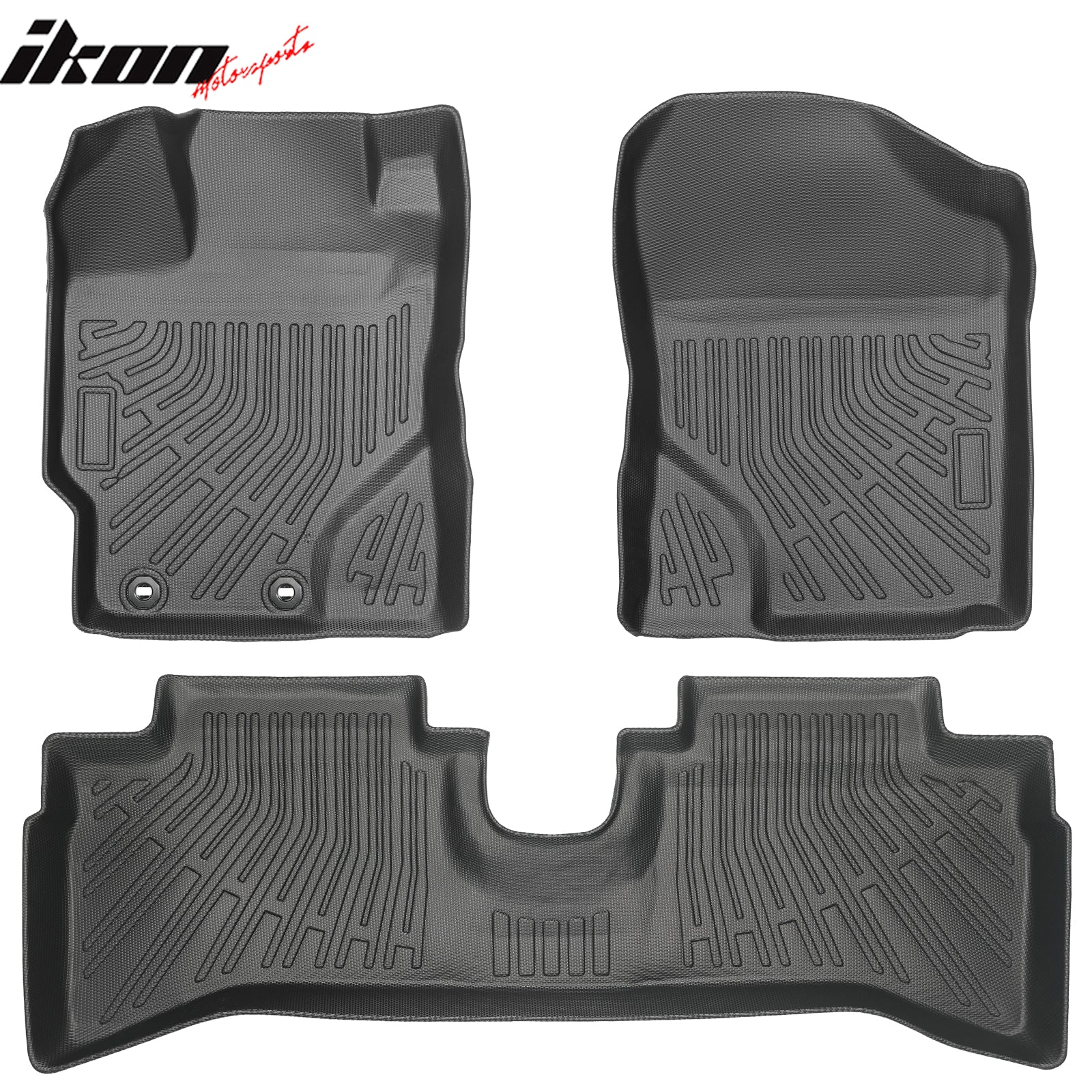 Fits 12-15 Toyota Prius C TPE All Weather Floor Mats Carpets + Rear Trunk Mat