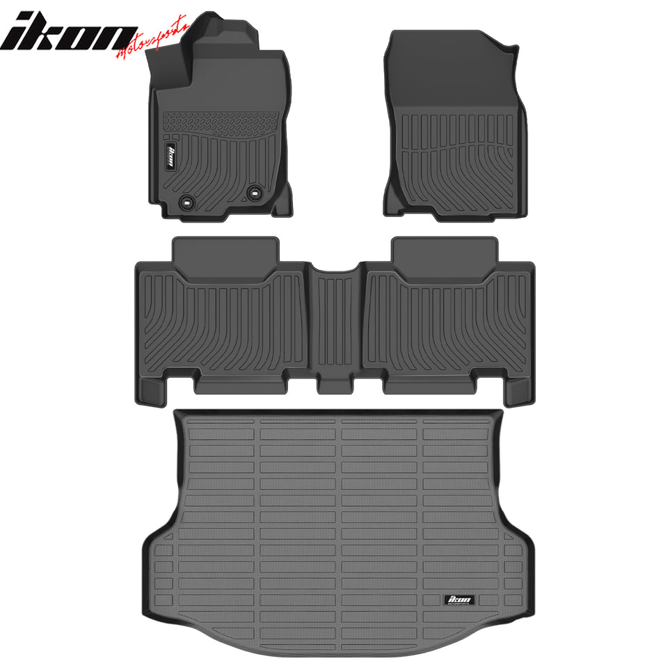 2013-2018 Toyota RAV4 4DR 3D Molded Floor Mat Carpet + Trunk Mat TPE