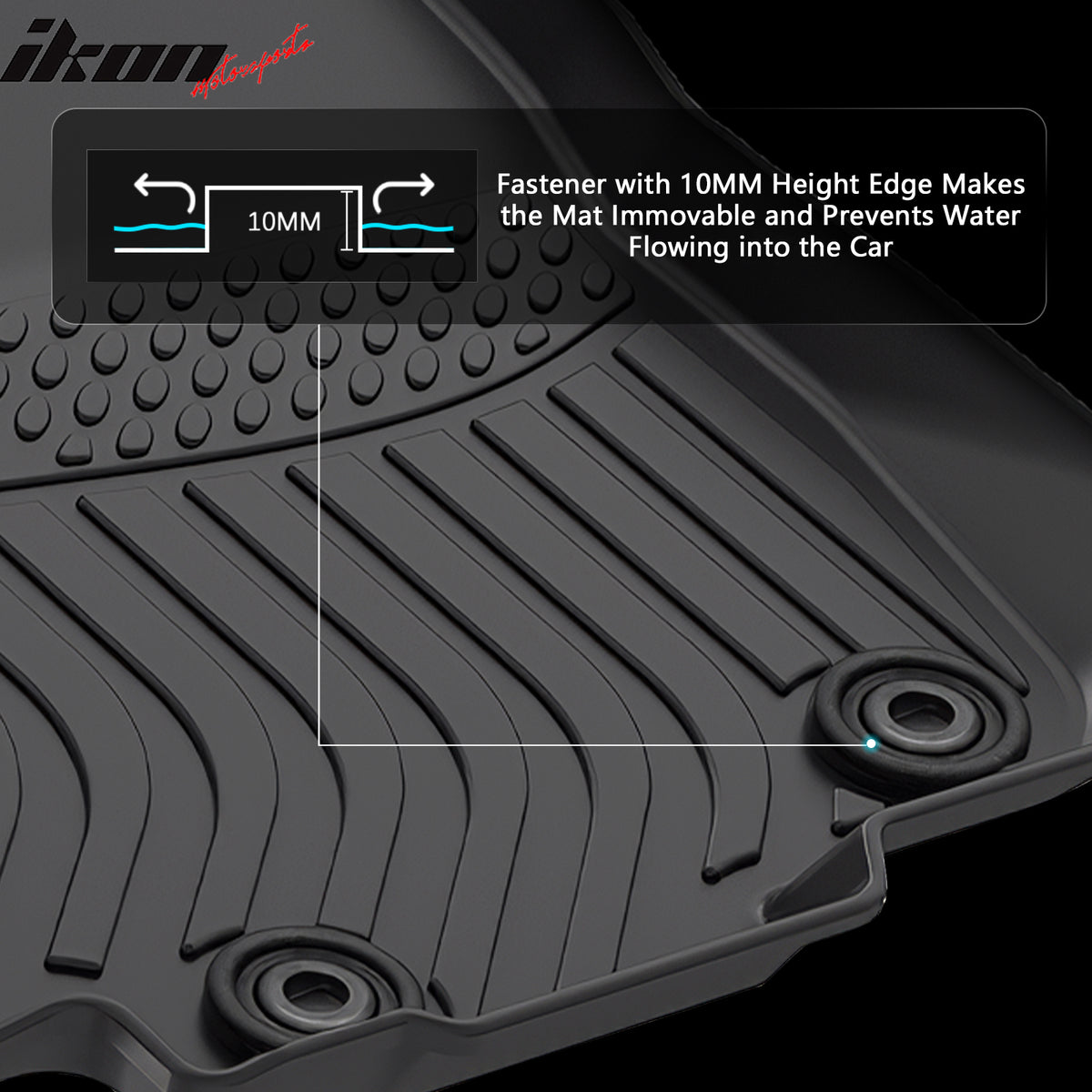 For 13-18 Toyota RAV4 4DR 3D Molded All Weather Floor Mats TPE Carpet +Trunk Mat