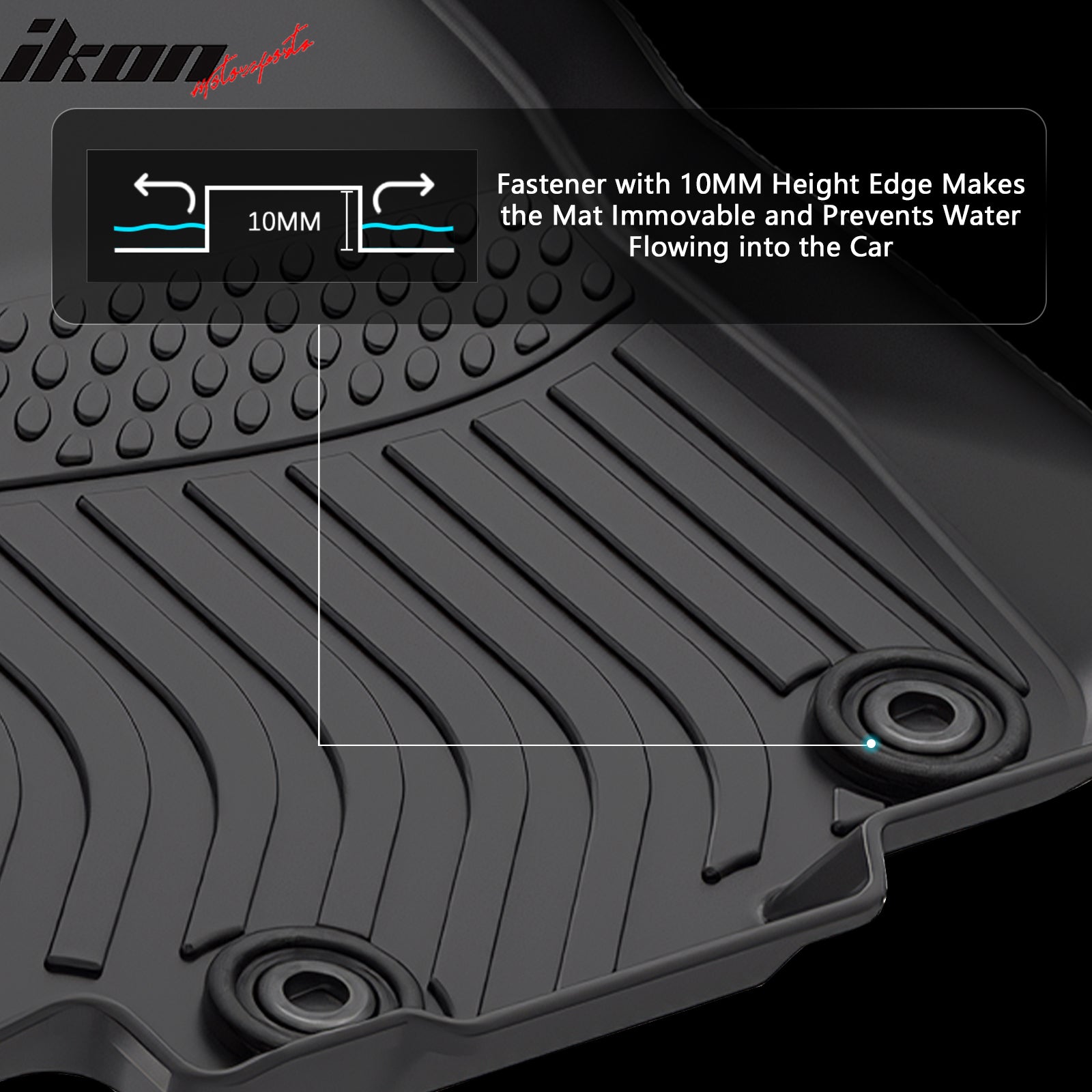 For 13-18 Toyota RAV4 4DR 3D Molded All Weather Floor Mats TPE Carpet +Trunk Mat