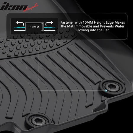 For 13-18 Toyota RAV4 4DR 3D Molded All Weather Floor Mats TPE Carpet +Trunk Mat