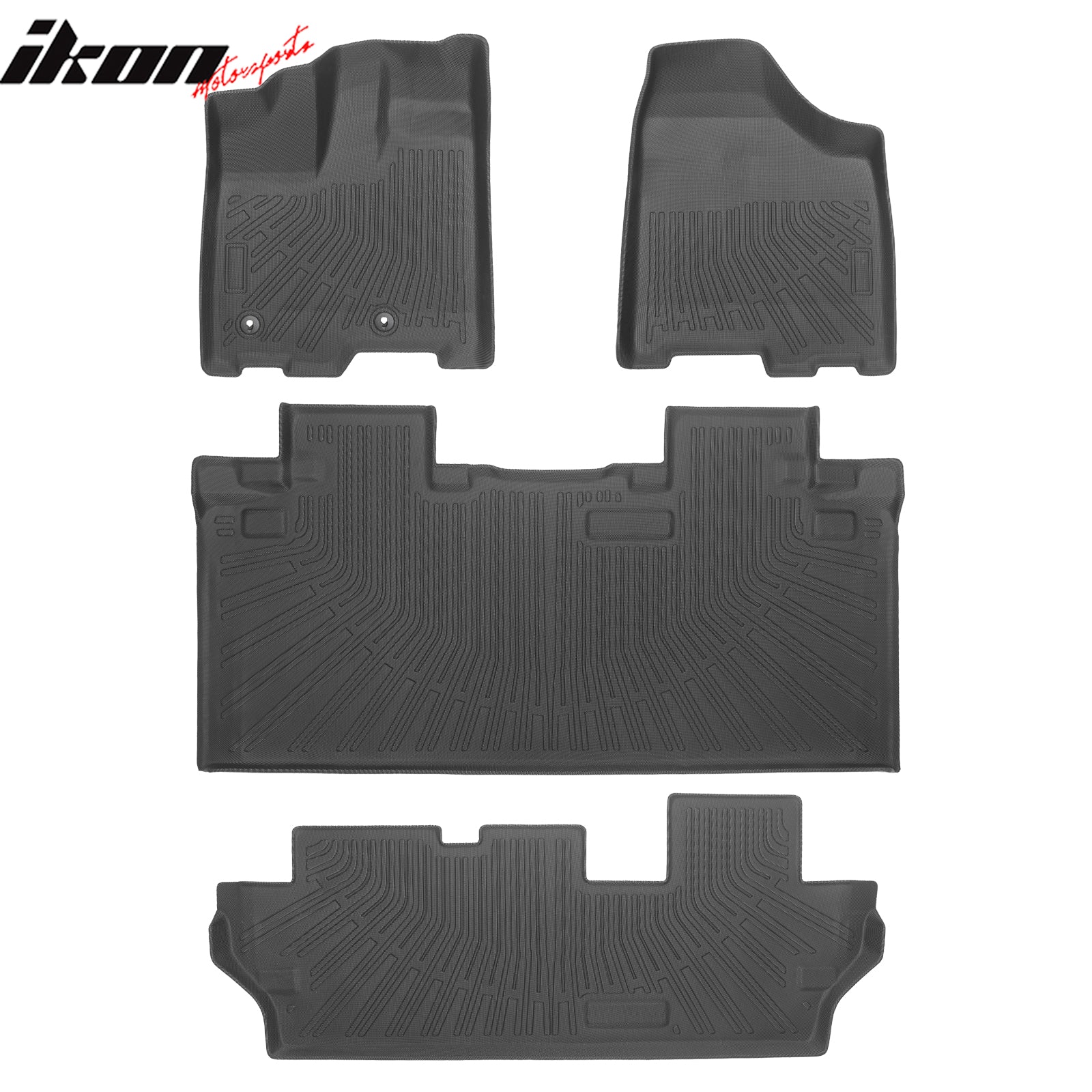 Fits 11-12 Toyota Sienna 8 Seats TPE Floor Mats Liner+ Trunk Mat+ Backrest Mats