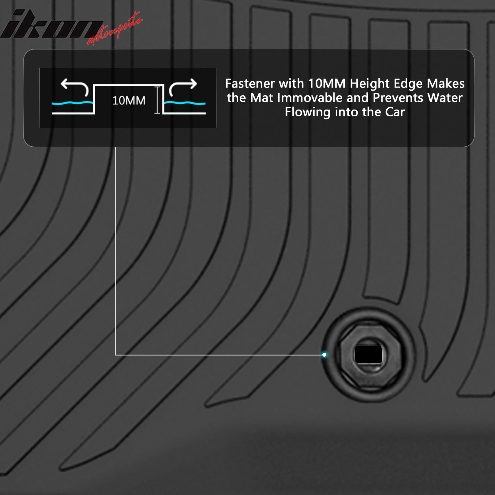 Fits 03-09 Toyota 4Runner 3D Molded All Weather Floor Mats TPE Carpet +Trunk Mat