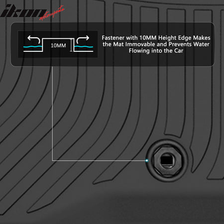 Fits 03-09 Toyota 4Runner 3D Molded All Weather Floor Mats TPE Carpet +Trunk Mat