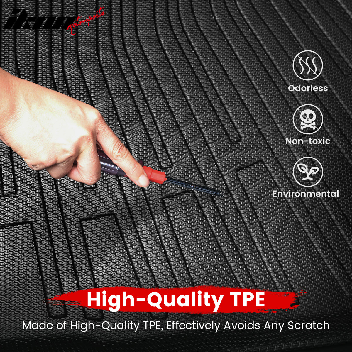Fits 2026 Hyundai Palisade 7/8 Seats Hybrid All Weather Floor Mats + Trunk Mat