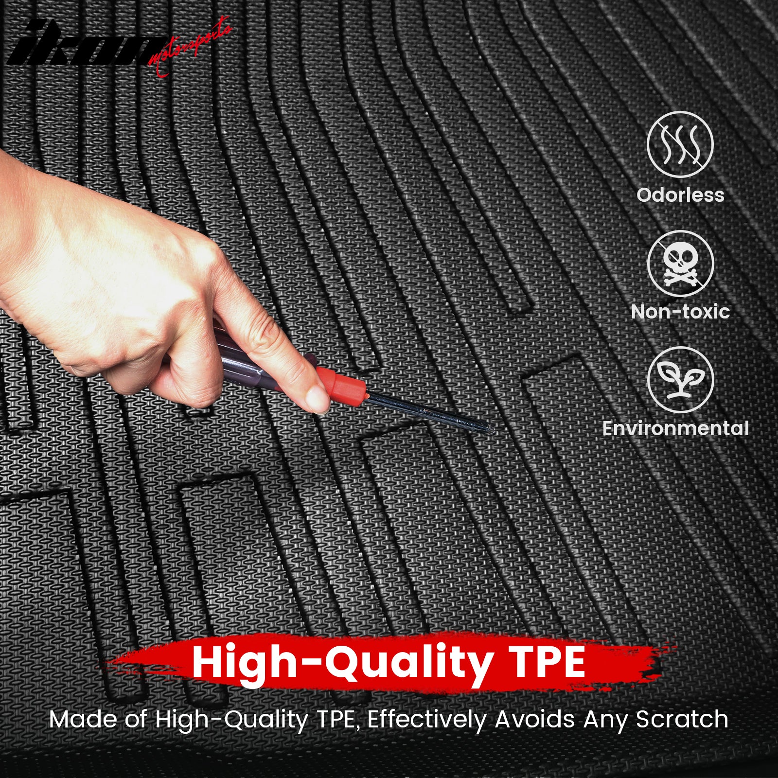 Fits 2026 Hyundai Palisade 7/8 Seats Hybrid All Weather Floor Mats + Trunk Mat