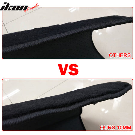 99-06 E46 M3 Floor Mats Black M Color Stripe Carpet Front Rear Nylon FOR: (BMW)