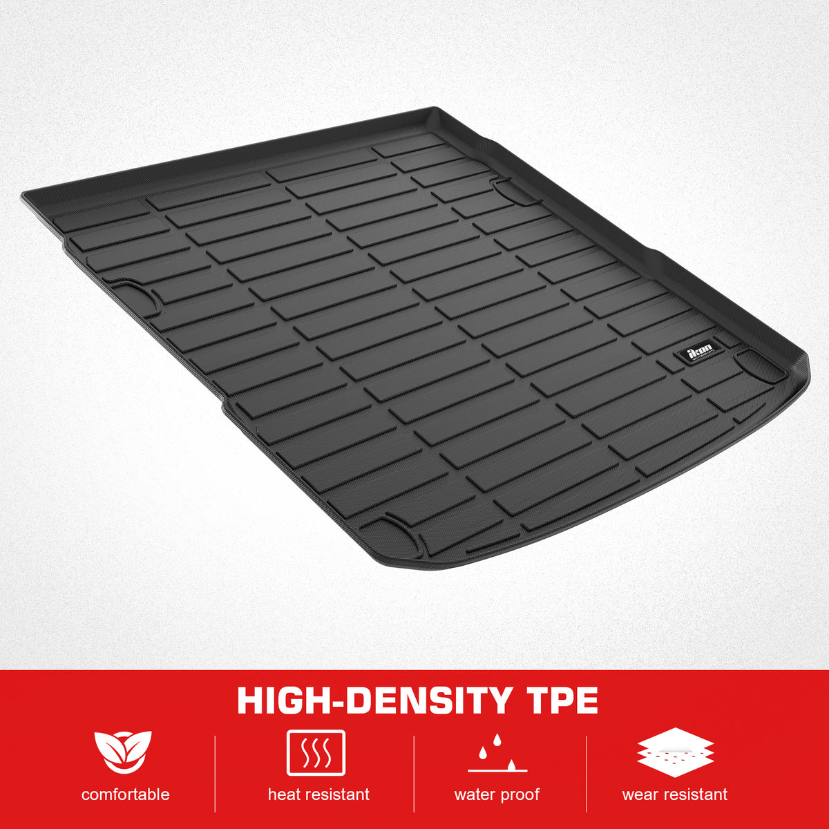 Fits 2021-2025 Audi e-tron TPE All Weather Waterproof Rear Cargo Trunk Tray Mats