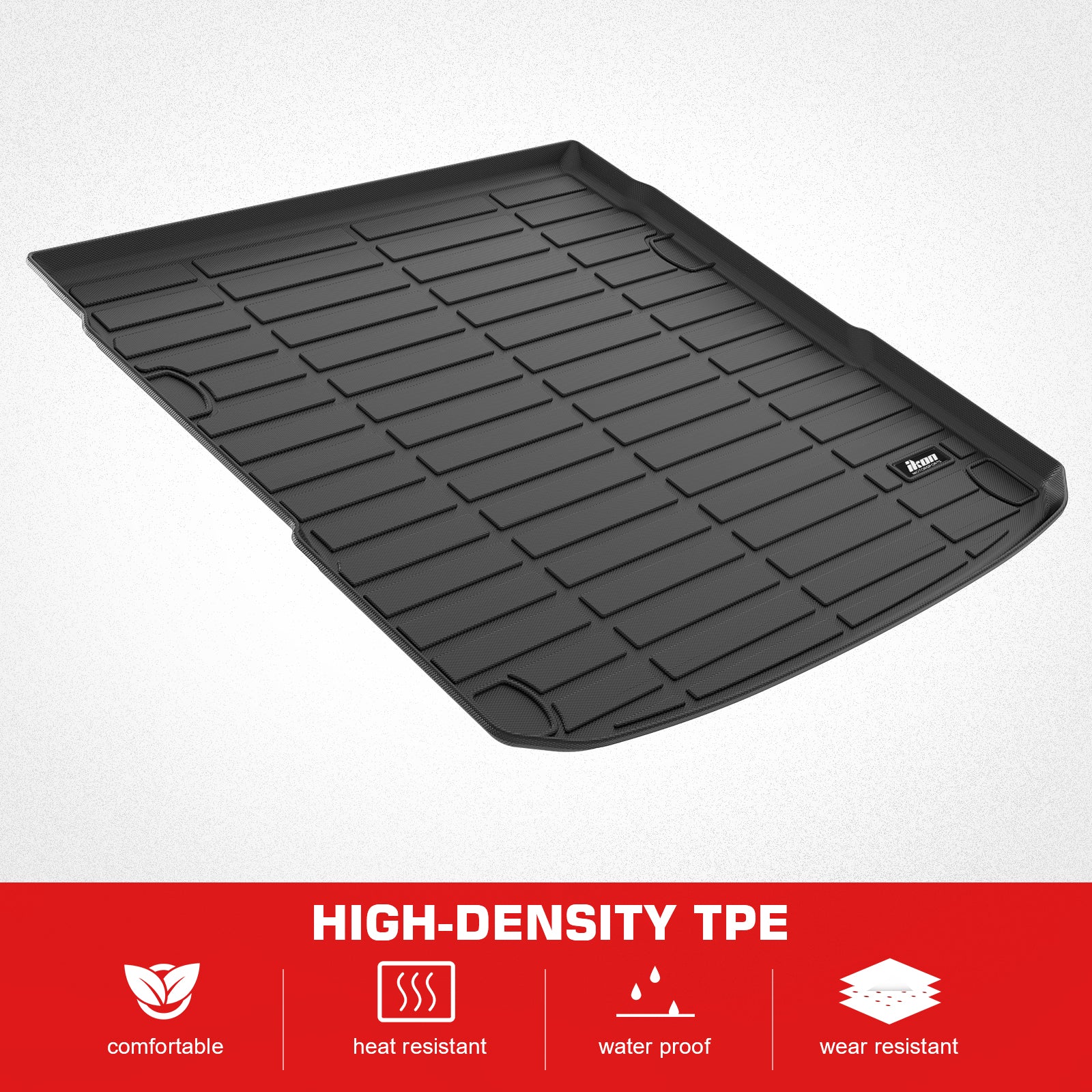 Fits 2021-2025 Audi e-tron TPE All Weather Waterproof Rear Cargo Trunk Tray Mats